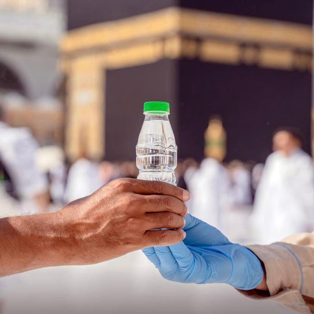 Gift Water Bottles in Masjid Al-Haram, Makkah